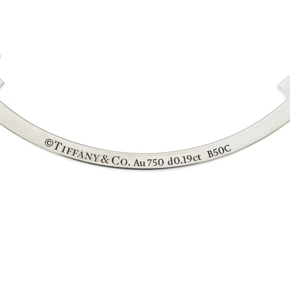 TIFFANY & Co.(ティファニー) Tスマイル ミディアム ダイヤモンド ネックレス ホワイトゴールド 750WG ジュエリー