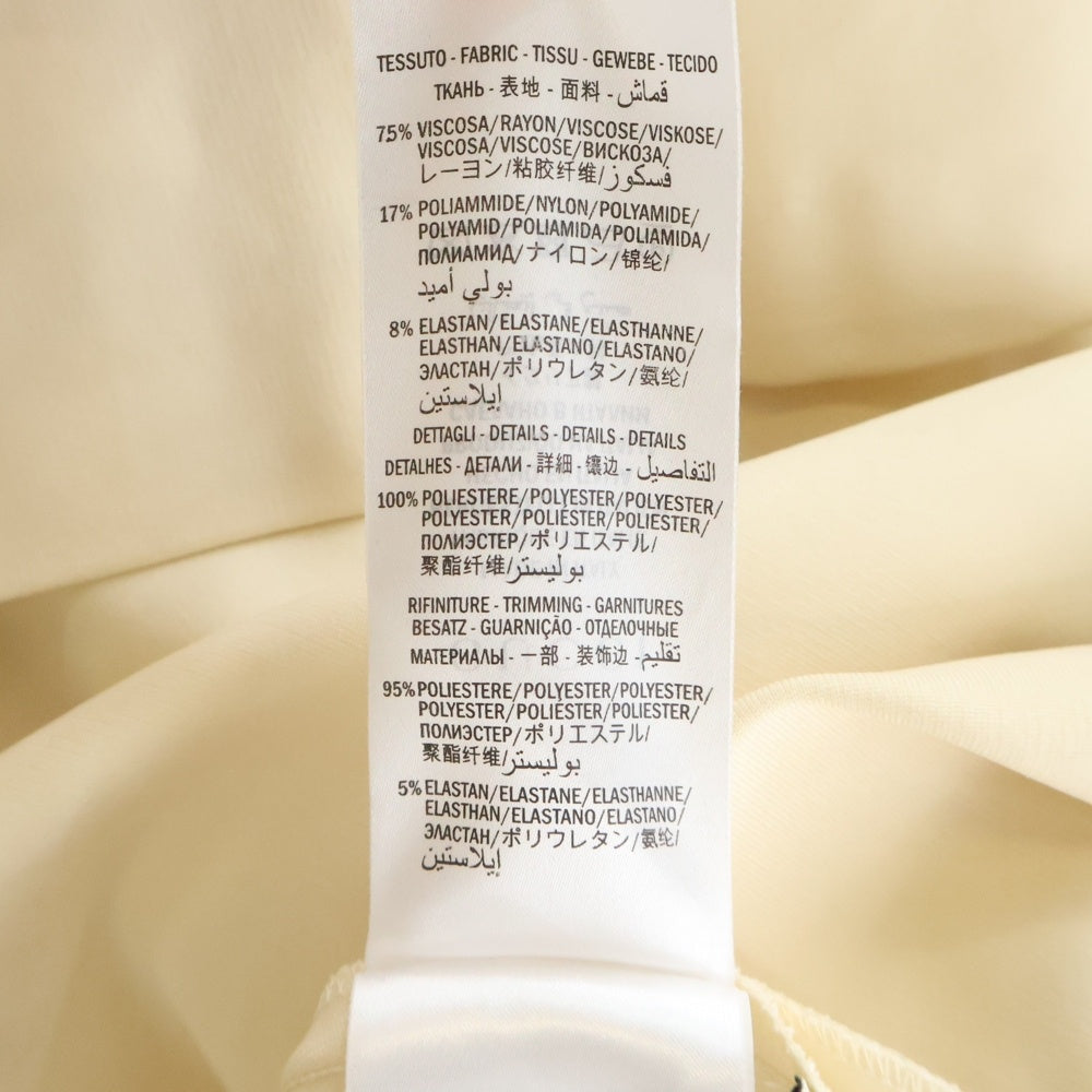 GUCCI(グッチ) シェリーライン ジャージー ノースリーブ フリル ワンピース ドレス ベージュ レディース 434249