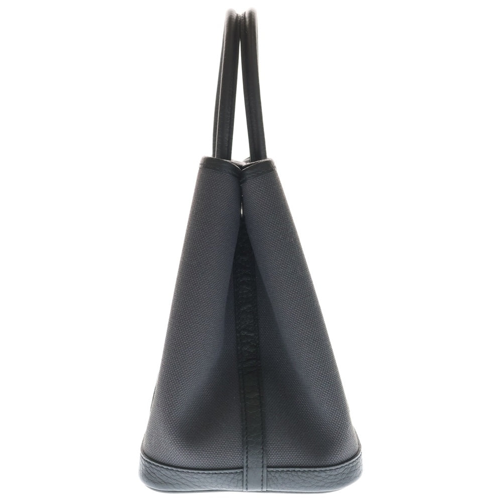 HERMES(エルメス) ガーデンパーティーTPM トワルアッシュ×ネゴンダ ハンドバッグ W刻印 シルバー金具 レディース