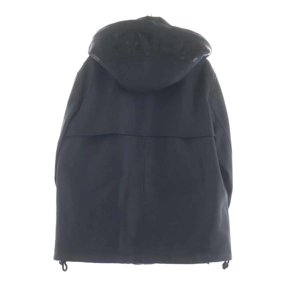 BURBERRY(バーバリー) フードロゴプリント マウンテン パーカー ジャケット コート ブラック