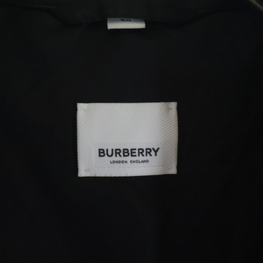 BURBERRY(バーバリー) フードロゴプリント マウンテン パーカー ジャケット コート ブラック