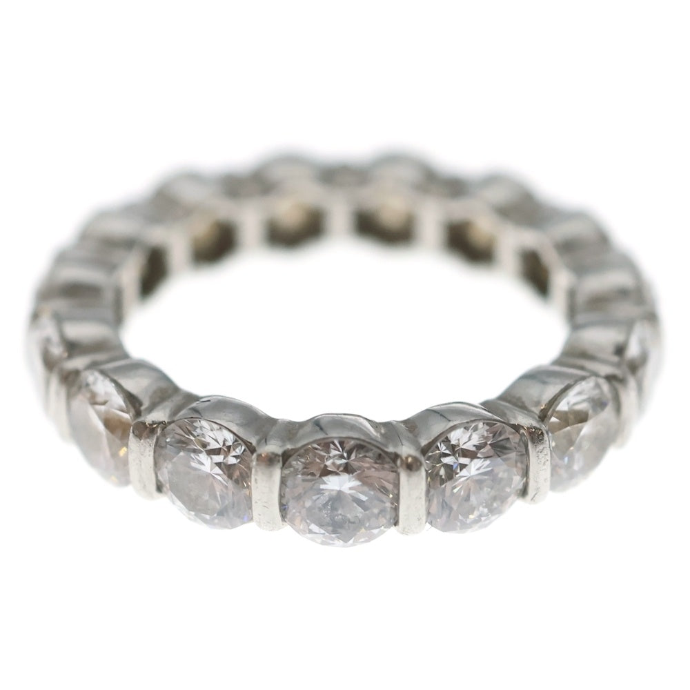 HARRY WINSTON(ハリーウィンストン) ラウンドカット プロングセット フルエタニティ ダイヤ リング 指輪 Pt950 プラチナ シルバー レディース
