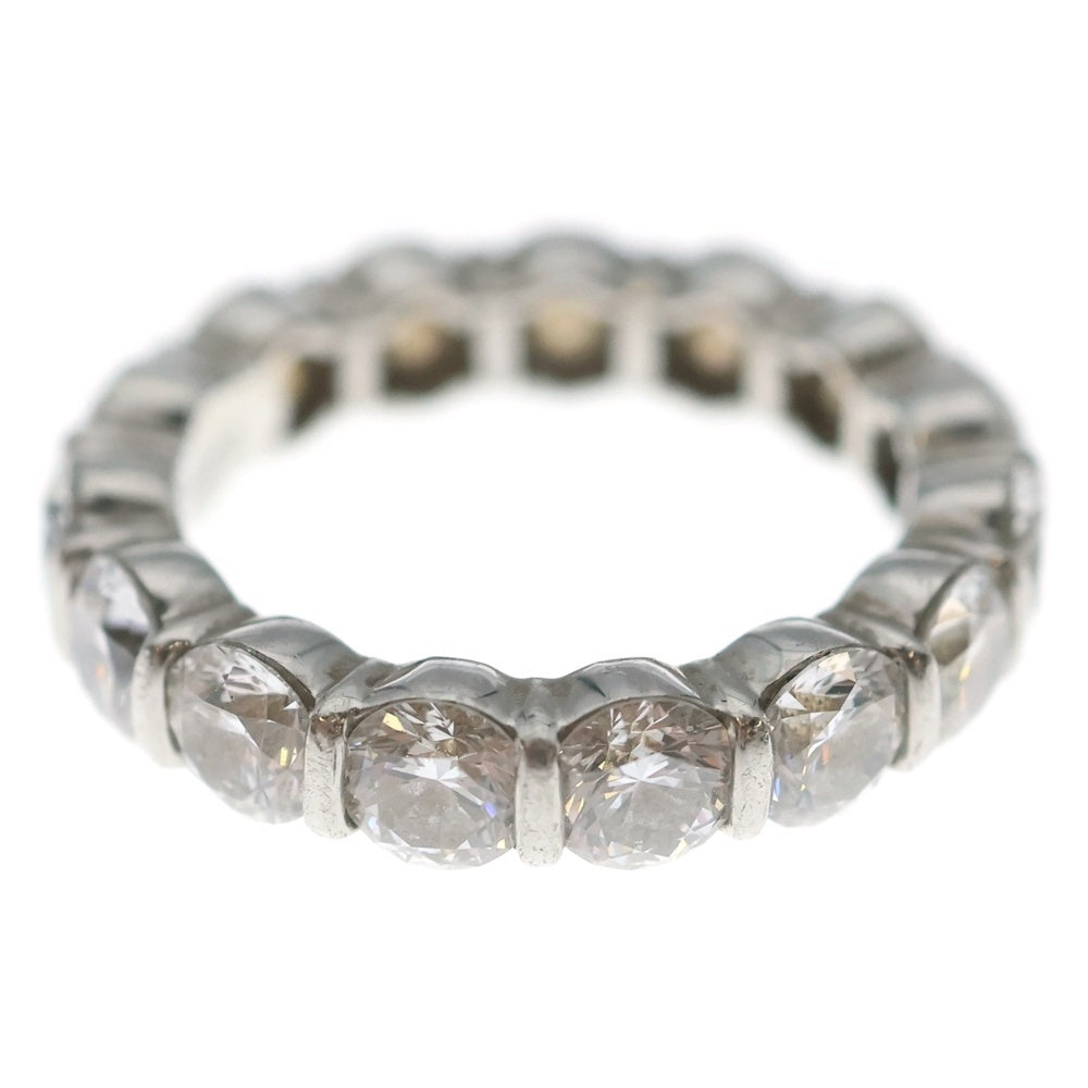 HARRY WINSTON(ハリーウィンストン) ラウンドカット プロングセット フルエタニティ ダイヤ リング 指輪 Pt950 プラチナ