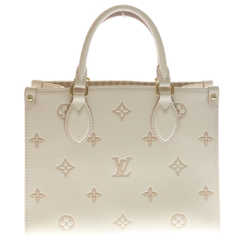 LOUIS VUITTON(ルイヴィトン) モノグラムアンプラント エデン オンザゴーPM 2WAYバッグ ハンドバッグ ショルダーバッグ ライトピンク レザー M14403 ゴールド金具 レディース