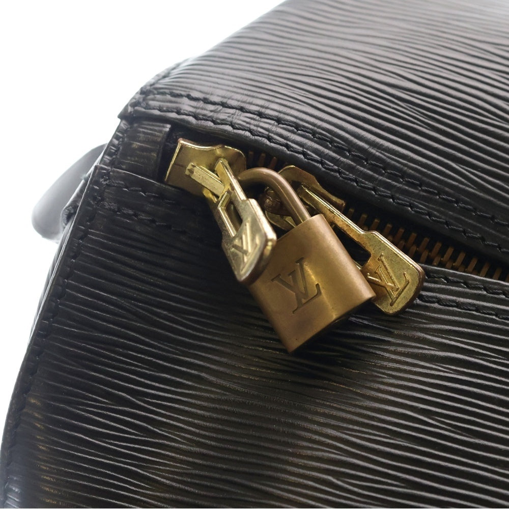 LOUIS VUITTON(ルイヴィトン) エピ キーポル50 ボストンバッグ ハンドバッグ ブラック レザー M42962 ゴールド金具