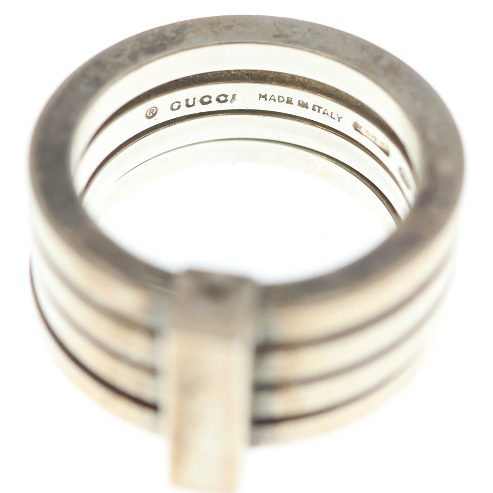 GUCCI(グッチ) 4連 リング 指輪 シルバー SV925