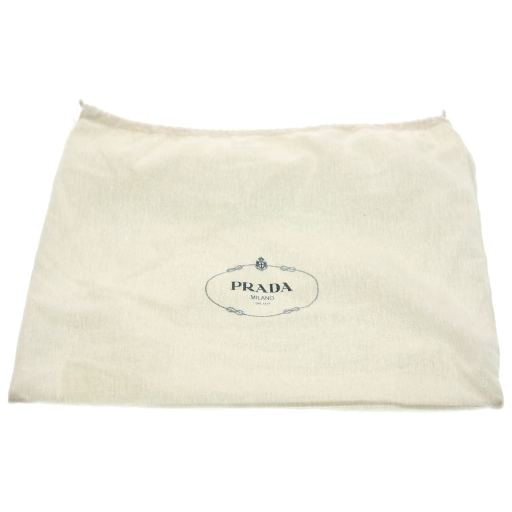 PRADA(プラダ) ロゴ トートバッグ ハンドバッグ スパンコール ブラック 1BG416 シルバー金具 レディース
