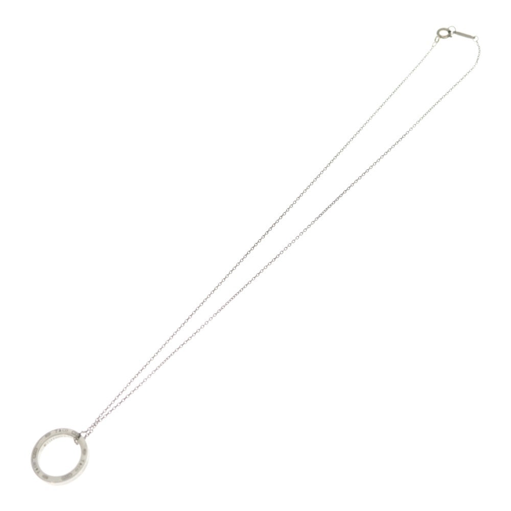TIFFANY & Co.(ティファニー) Ag925 1837 サークルペンダント ネックレス シルバー チェーン 3.8g レディース