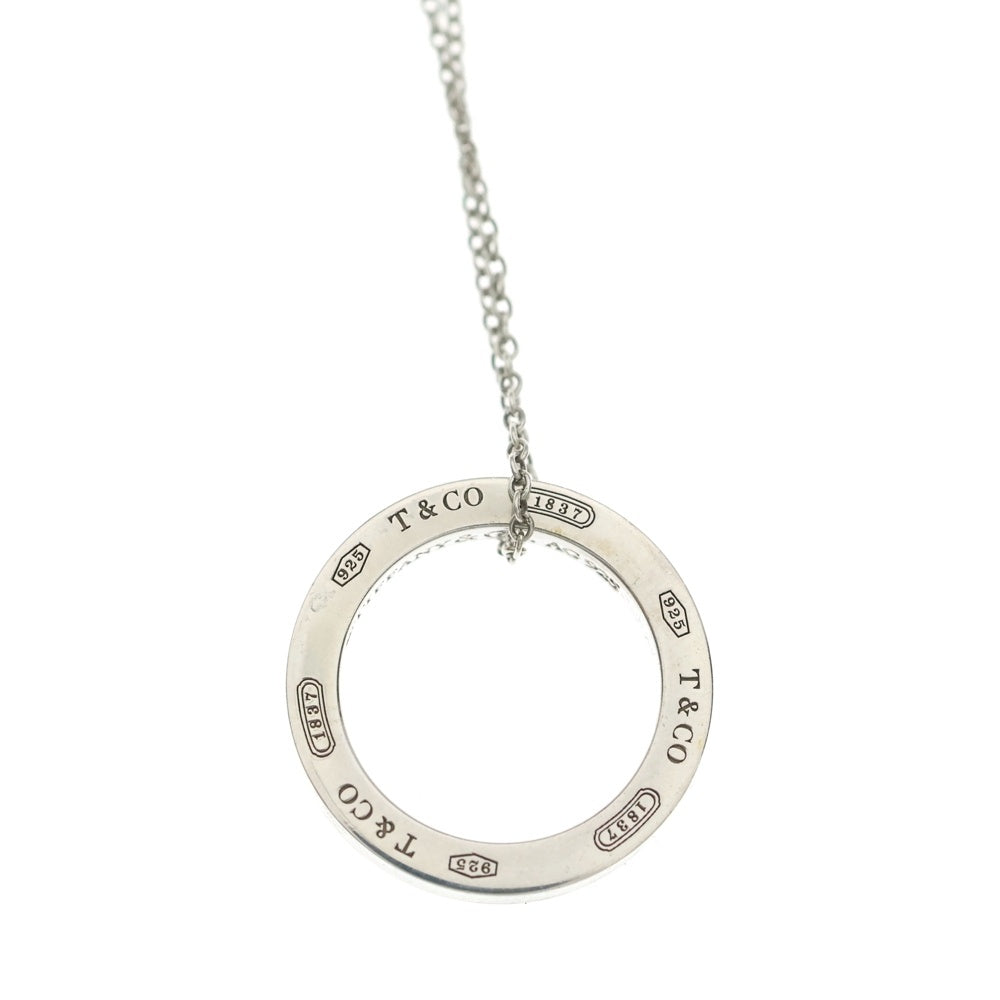 TIFFANY & Co.(ティファニー) Ag925 1837 サークルペンダント ネックレス シルバー チェーン 3.8g レディース