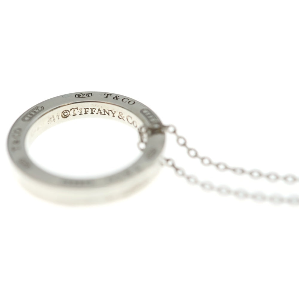 TIFFANY & Co.(ティファニー) Ag925 1837 サークルペンダント ネックレス シルバー チェーン 3.8g レディース