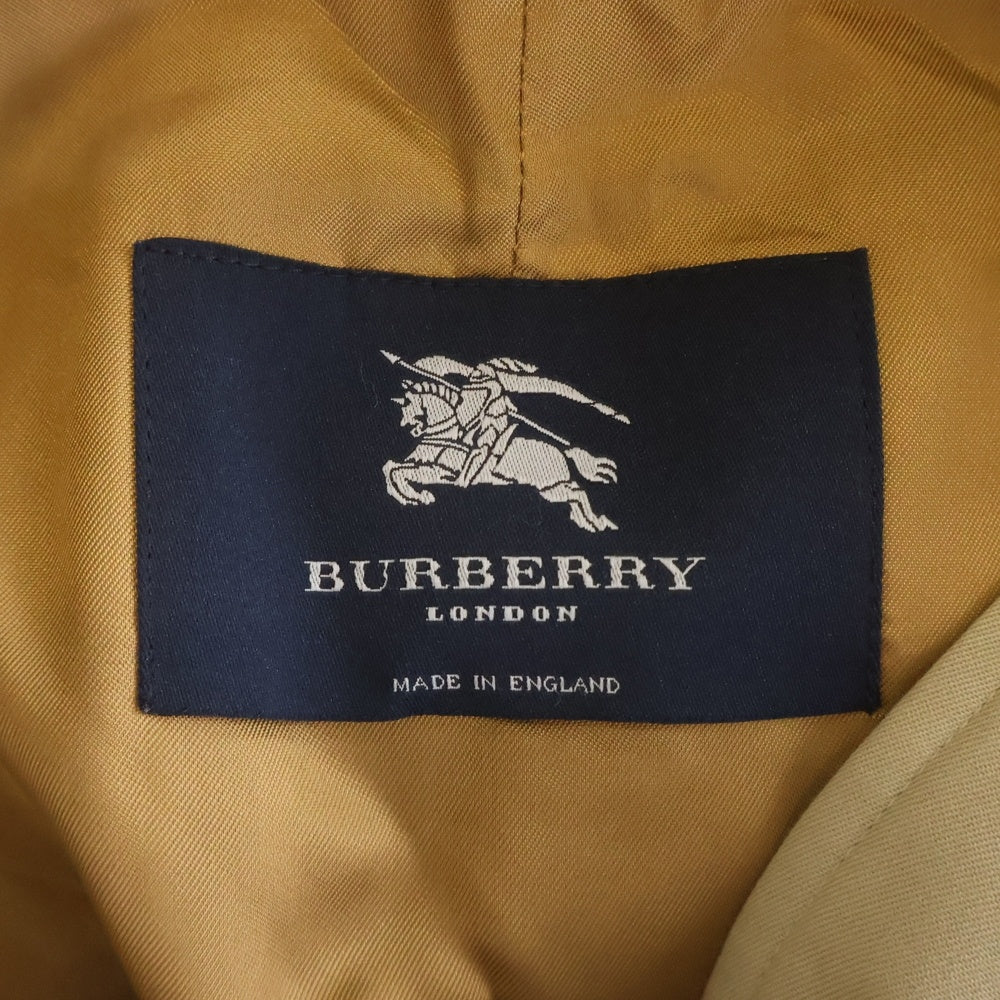 BURBERRY(バーバリー) ノバチェック ステンカラーコート ベージュ レディース