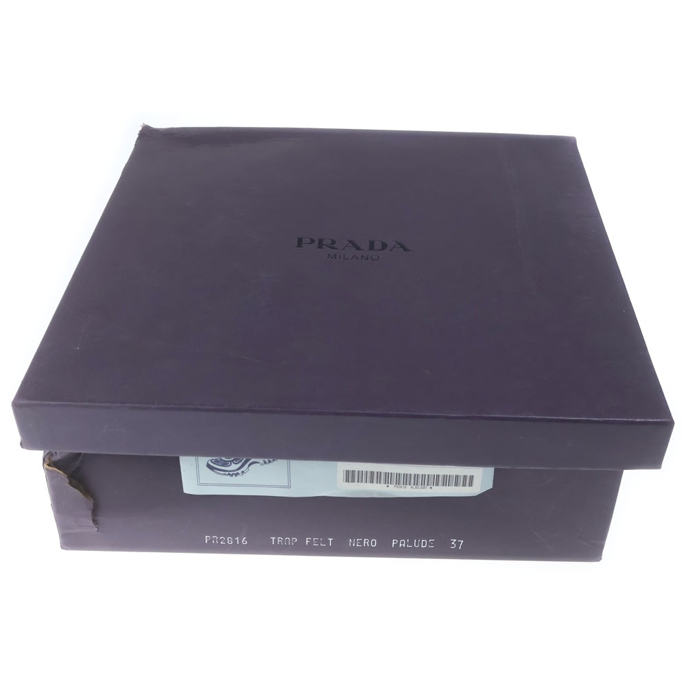 PRADA(プラダ) トレッキングシューズ ブラック 37 レディース