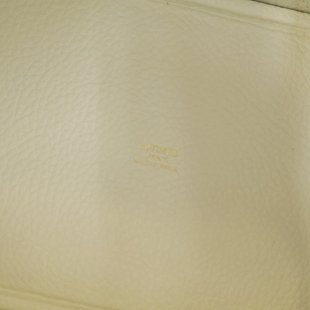 HERMES(エルメス) ピコタンロック PM ニューホワイト トリヨンクレマンス ゴールド金具 W刻印 ハンドバッグ レディース