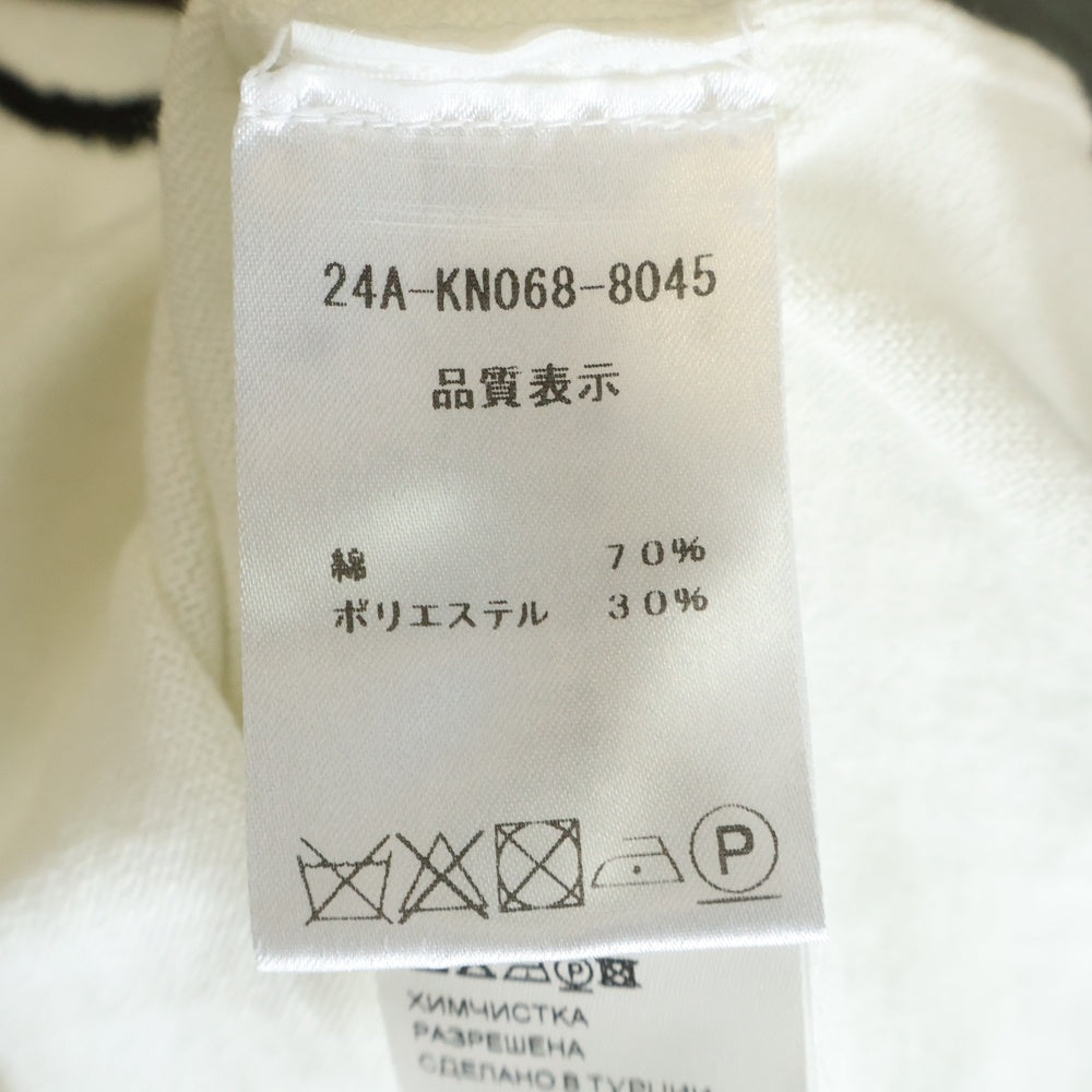 PATOU(パトゥー) ニット トップス ホワイト ロゴ レディース