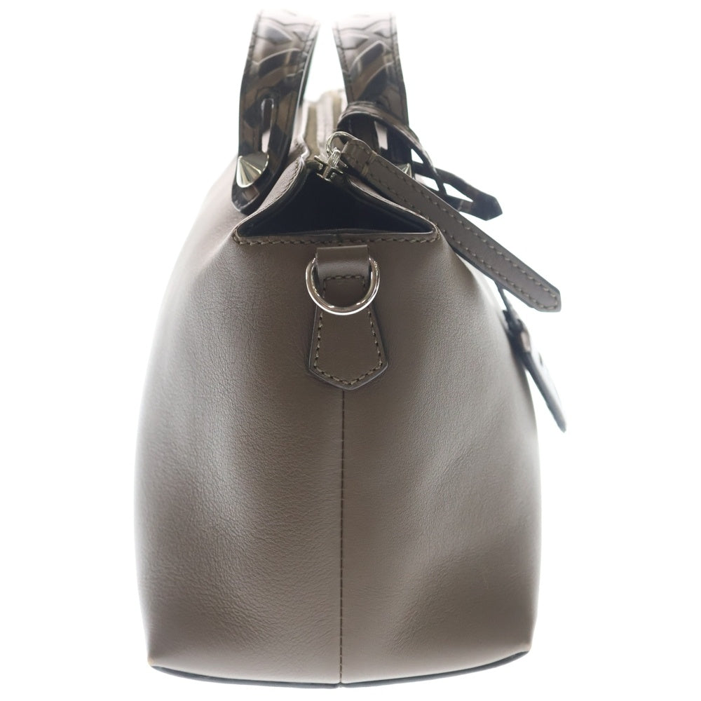 FENDI(フェンディ) バイザウェイ 2WAYバッグ ショルダーバッグ ハンドバッグ ズッカ柄×ブラウン レザー 8BL146 シルバー金具 レディース