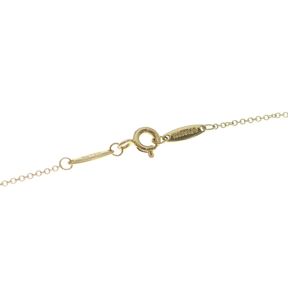 TIFFANY & Co.(ティファニー) バイザヤード 1Pダイヤ ネックレス ペンダント チェーン ゴールド Au750YG 1.7g レディース