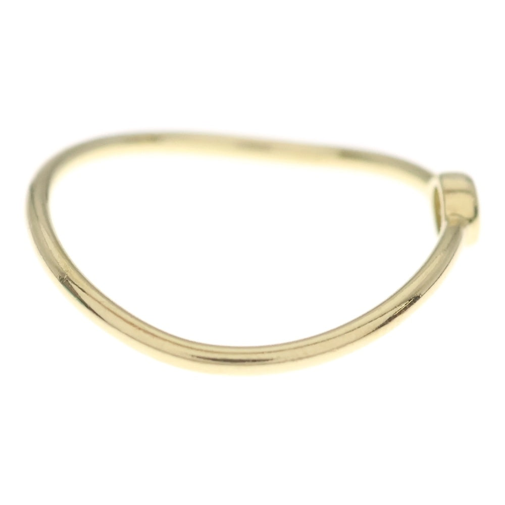 TIFFANY & Co.(ティファニー) エルサペレッティ ウェーブ シングルロウ 1Pダイヤ リング 指輪 ゴールド Au750YG 1.0g レディース