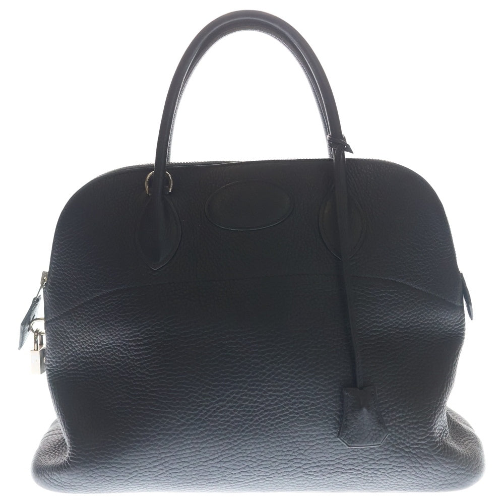 HERMES(エルメス) ボリード35 トゴ レザー 2WAY ハンド ショルダーバッグ シルバー金具 ブラック □H刻印 レディース