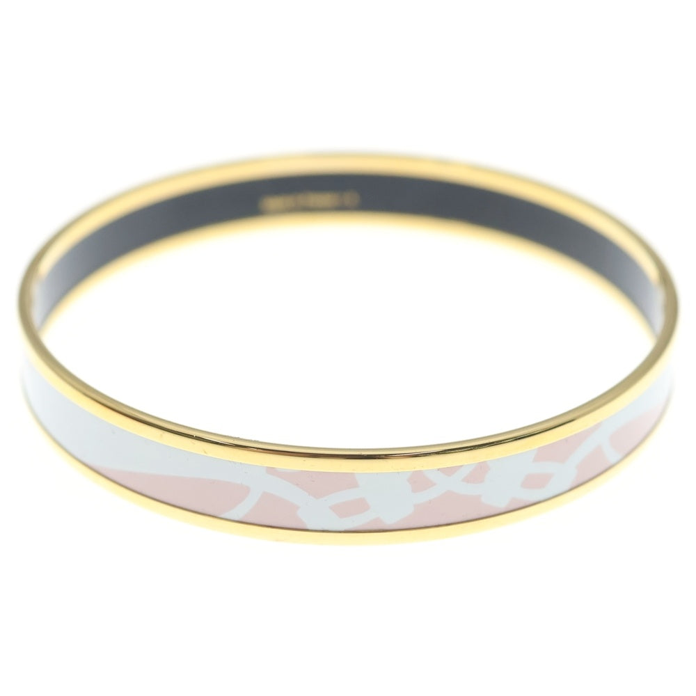 HERMES(エルメス) エマイユ PM バングル ピンク系×ゴールド BRIDE DE GALA TATTOO FIN レディース