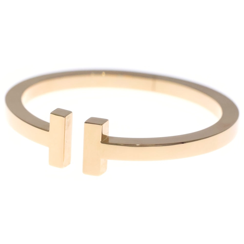 TIFFANY & Co.(ティファニー) Tスクエア ブレスレット バングル Au750 K18 YG イエローゴールド レディース