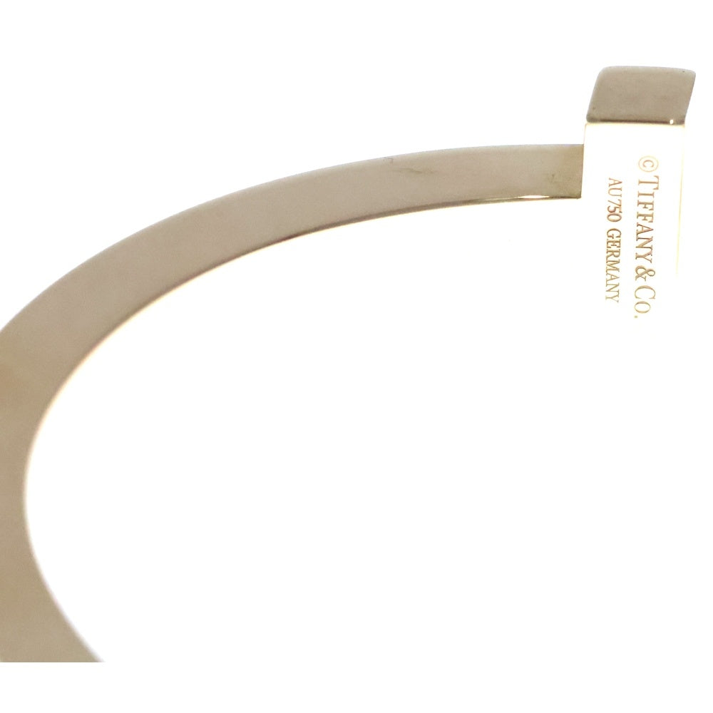 TIFFANY & Co.(ティファニー) Tスクエア ブレスレット バングル Au750 K18 YG イエローゴールド レディース