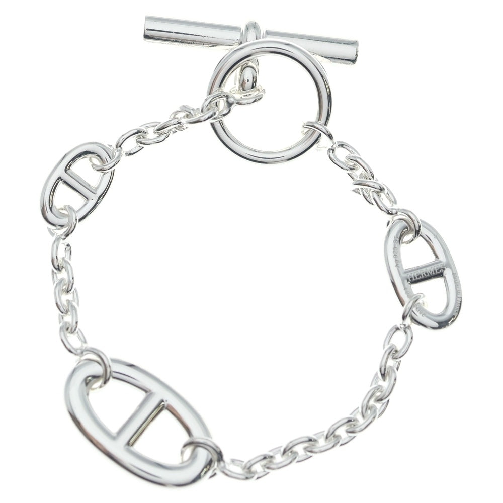 HERMES(エルメス) ファランドール ブレスレットST シルバー チェーン Ag925 26g レディース