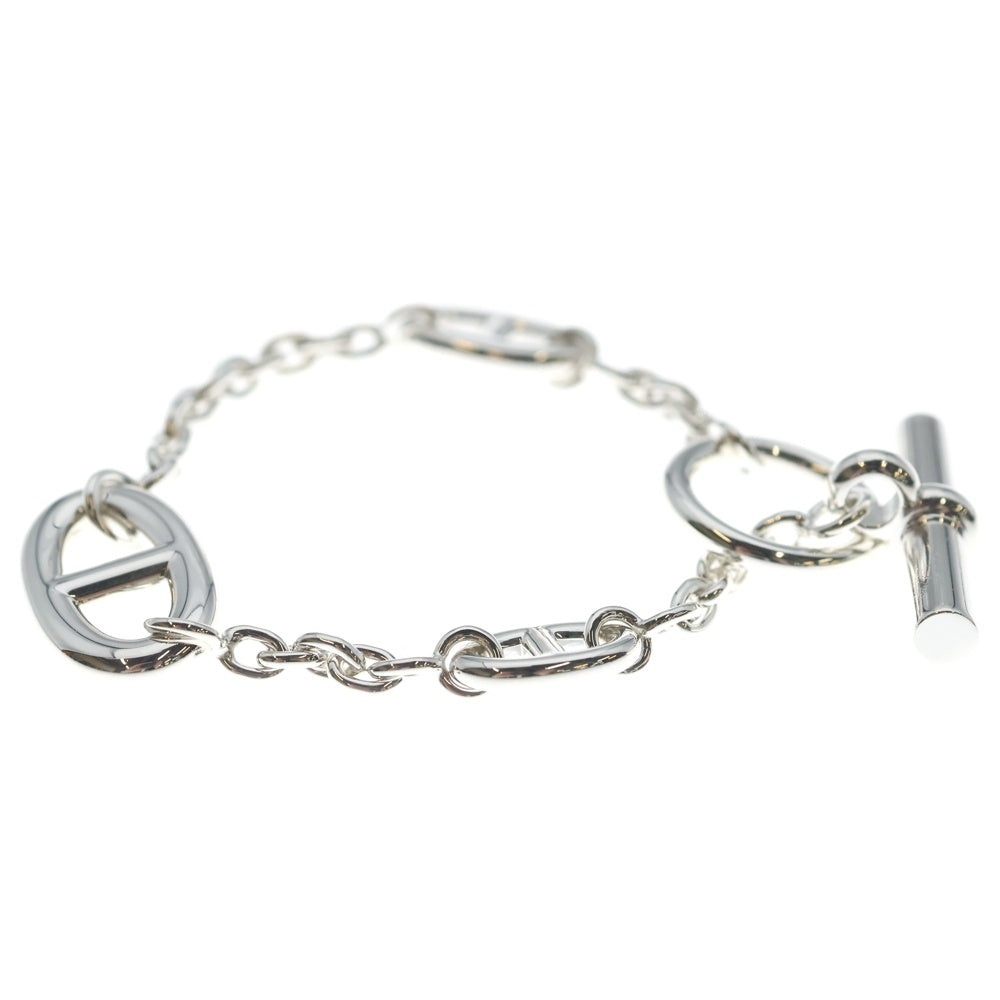 HERMES(エルメス) ファランドール ブレスレットST シルバー チェーン Ag925 26g レディース