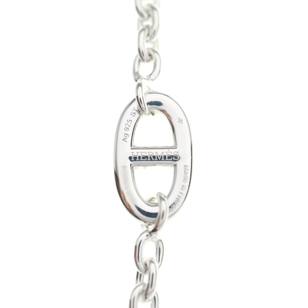 HERMES(エルメス) ファランドール ブレスレットST シルバー チェーン Ag925 26g レディース