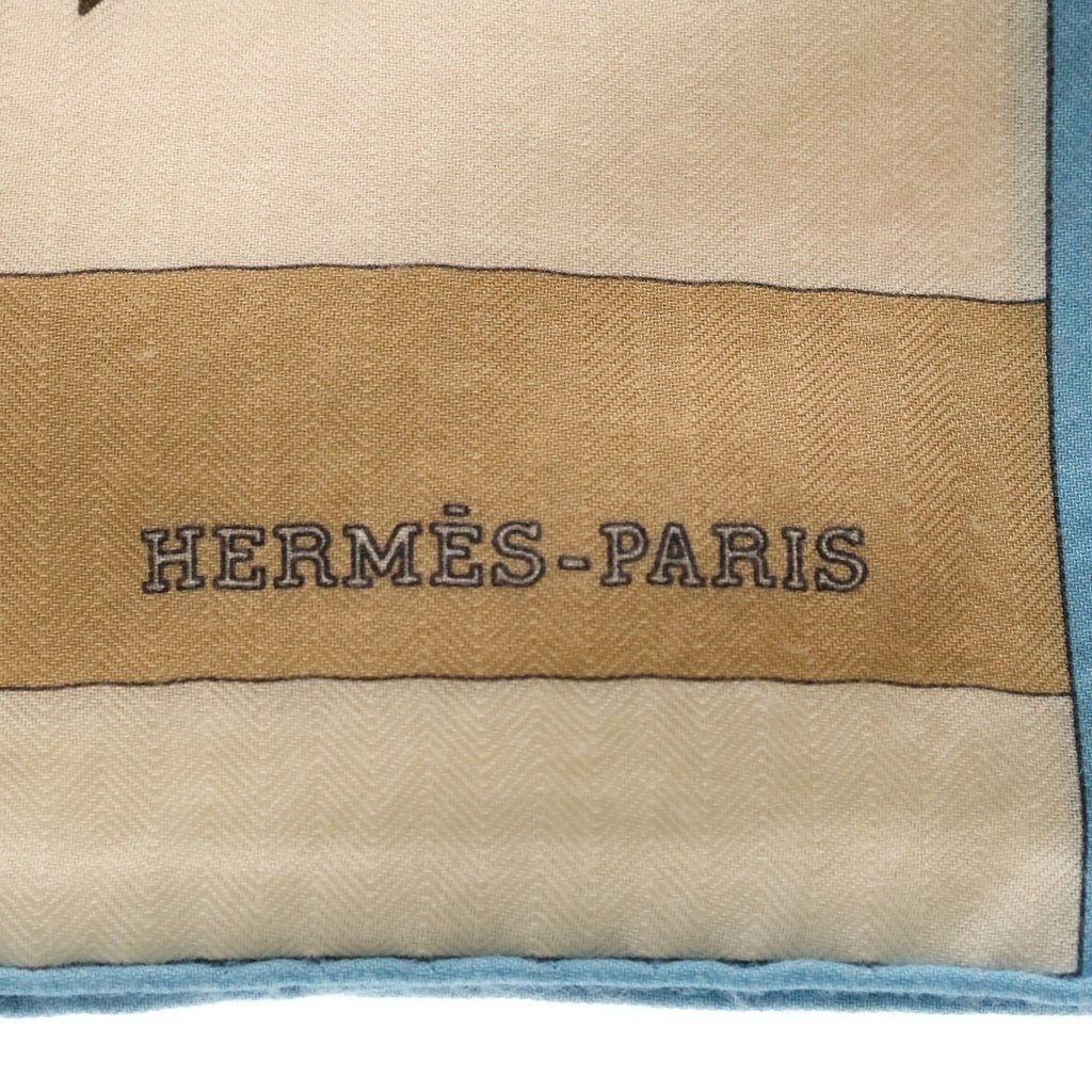 HERMES(エルメス) カレジュアン 140 ROCABAR ロカバール シルクスカーフ マルチカラー レディース