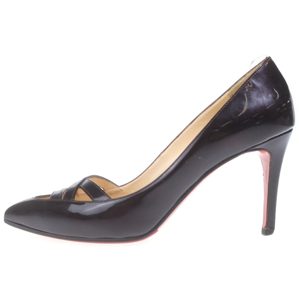 CHRISTIAN LOUBOUTIN(クリスチャンルブタン) パテント ピンヒール ブラック #36 レディース