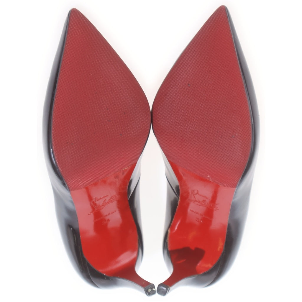 CHRISTIAN LOUBOUTIN(クリスチャンルブタン) パテント ピンヒール ブラック #36 レディース