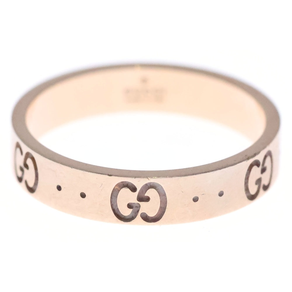 GUCCI(グッチ) GGアイコン リング 指輪 K18PG ピンクゴールド