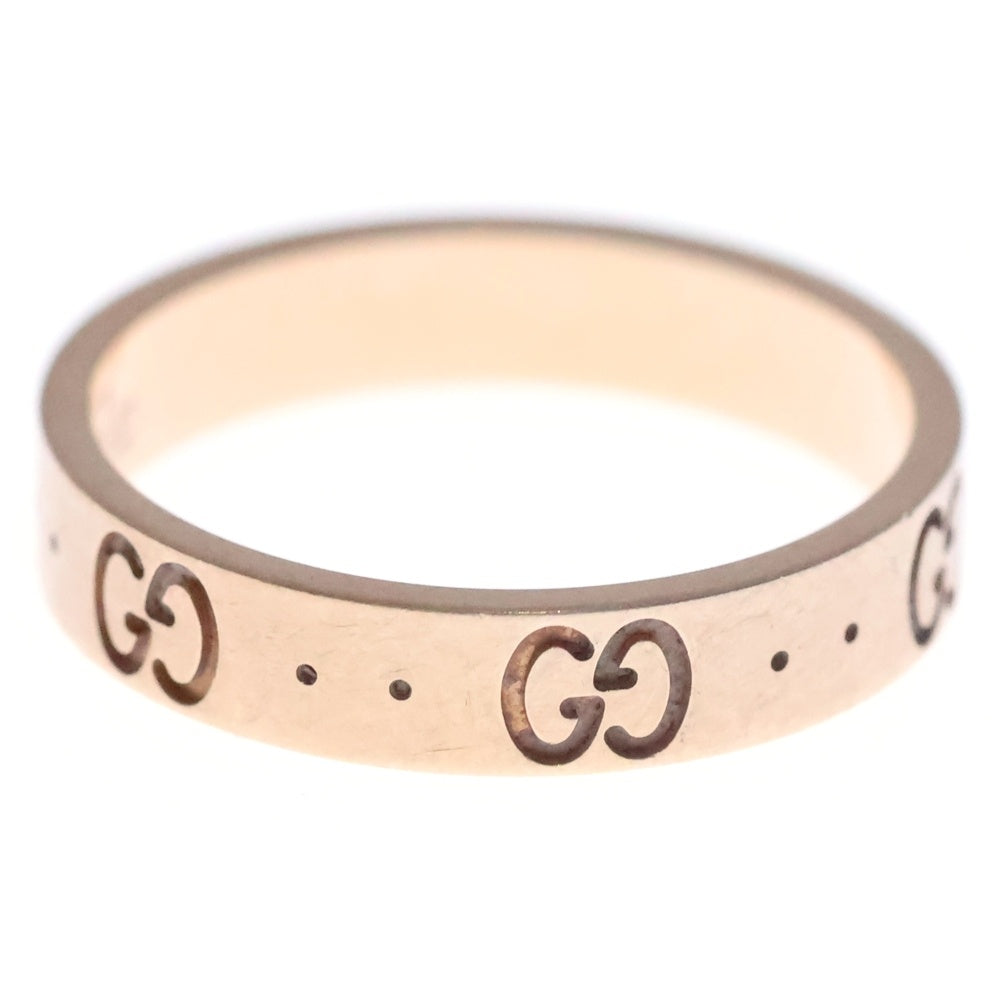 GUCCI(グッチ) GGアイコン リング 指輪 K18PG ピンクゴールド