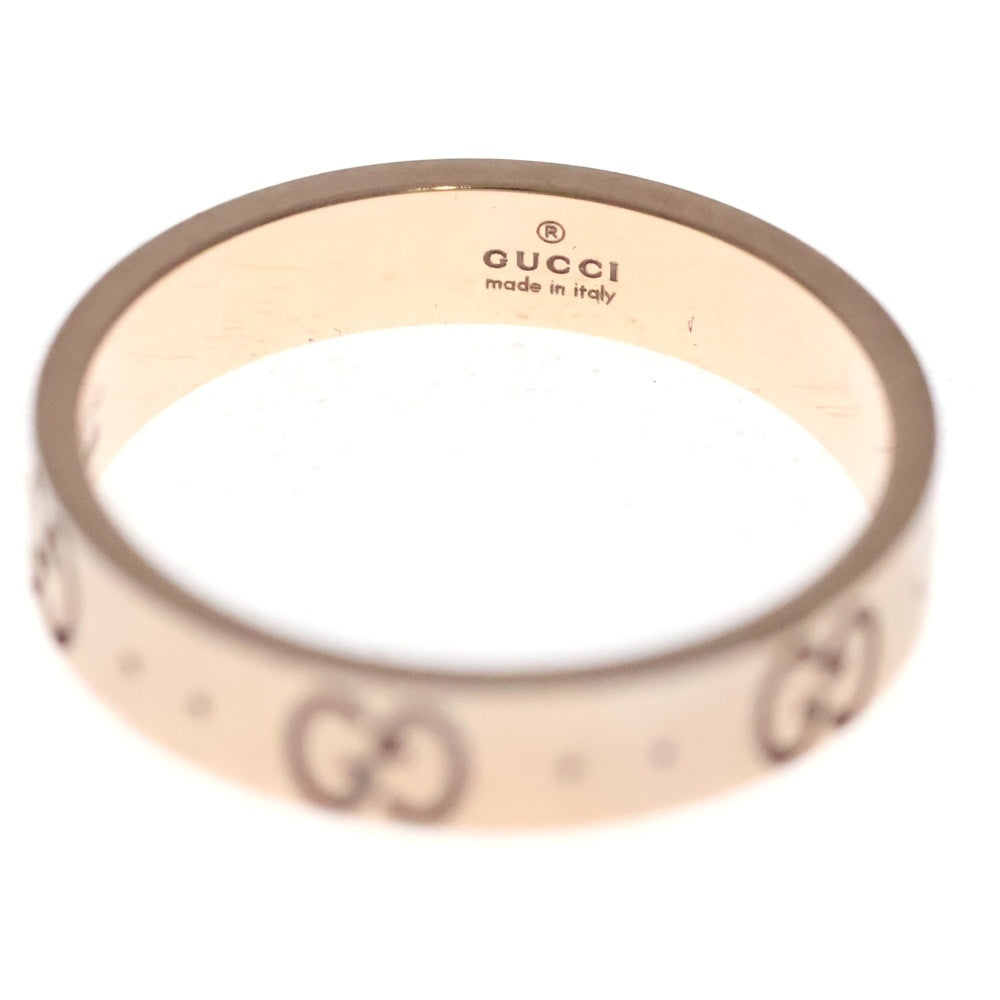 GUCCI(グッチ) GGアイコン リング 指輪 K18PG ピンクゴールド