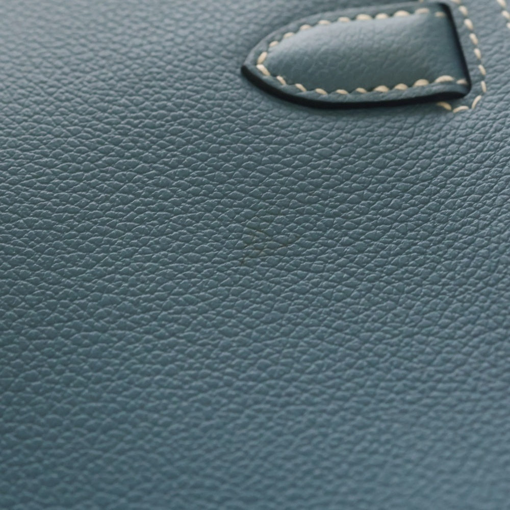 HERMES(エルメス) ジプシエール ミニ ニューブルージーン エバーカラー レザー ワンショルダーバッグ ゴールド金具 ライトブルー B刻印 レディース