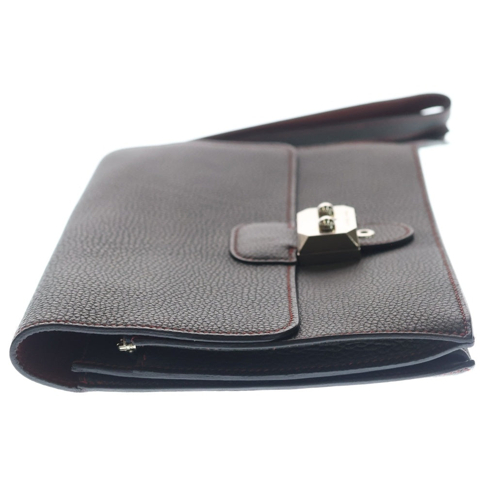 HERMES(エルメス) サックアデペッシュ24 トゴ レザー クラッチ
