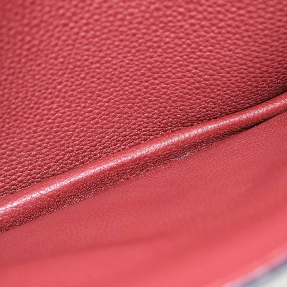 HERMES(エルメス) サックアデペッシュ24 トゴ レザー クラッチ セカンドバッグ シルバー金具 ブラック □R刻印