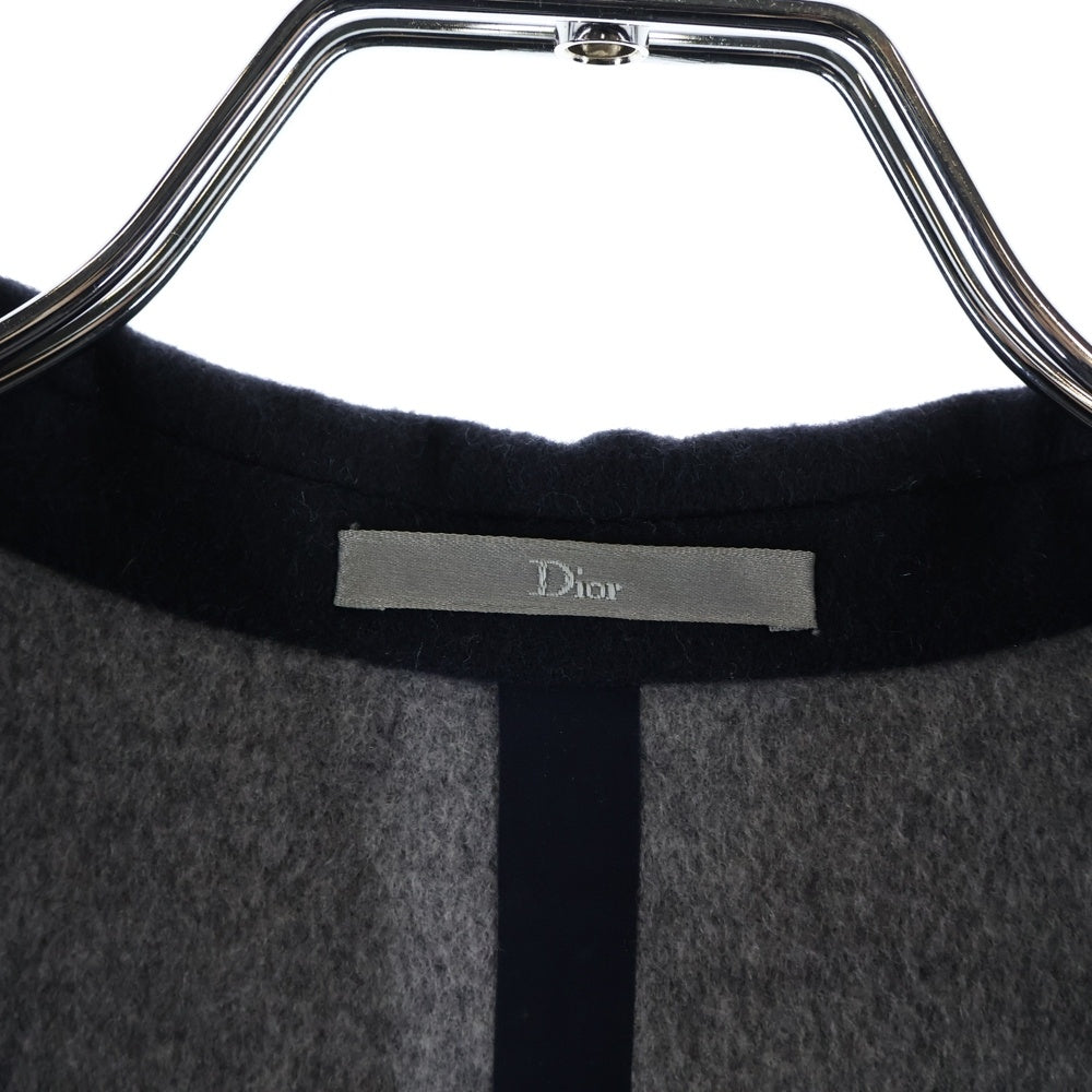 DIOR(ディオール) ウール 2B チェスターコート ネイビー 763C325D3911 レディース