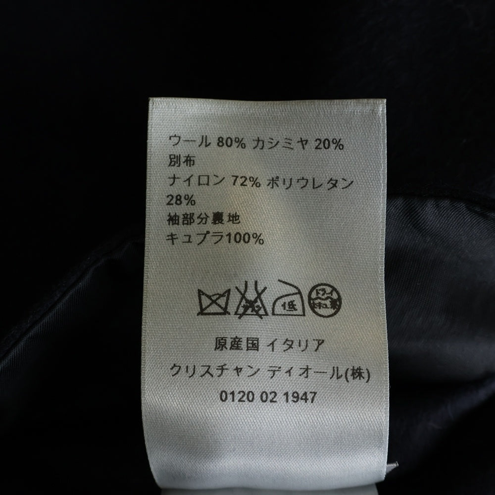DIOR(ディオール) ウール 2B チェスターコート ネイビー 763C325D3911 レディース