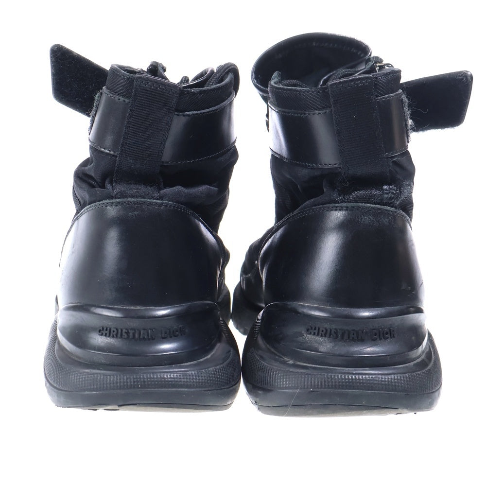 Dior HOMME(ディオールオム) オブリーク レースアップ ハイカット ショート コンバットブーツ シューズ ブラック 19ABM