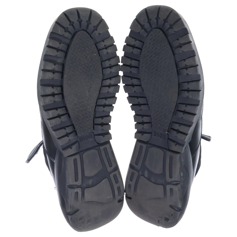 Dior HOMME(ディオールオム) オブリーク レースアップ ハイカット ショート コンバットブーツ シューズ ブラック 19ABM