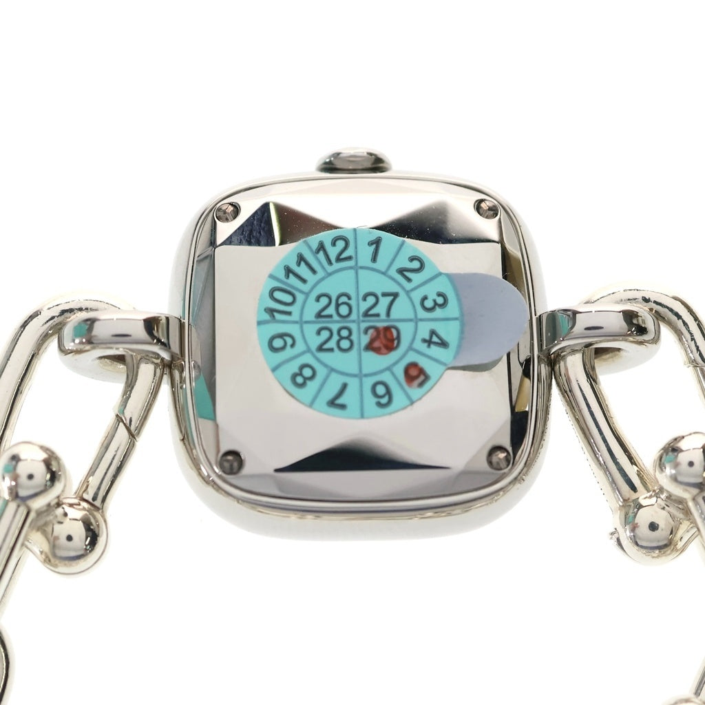TIFFANY & Co.(ティファニー) ハードウェアウォッチ ピンク文字盤 ダイヤラグ Ag925QZ クォーツ 274849814 レディース