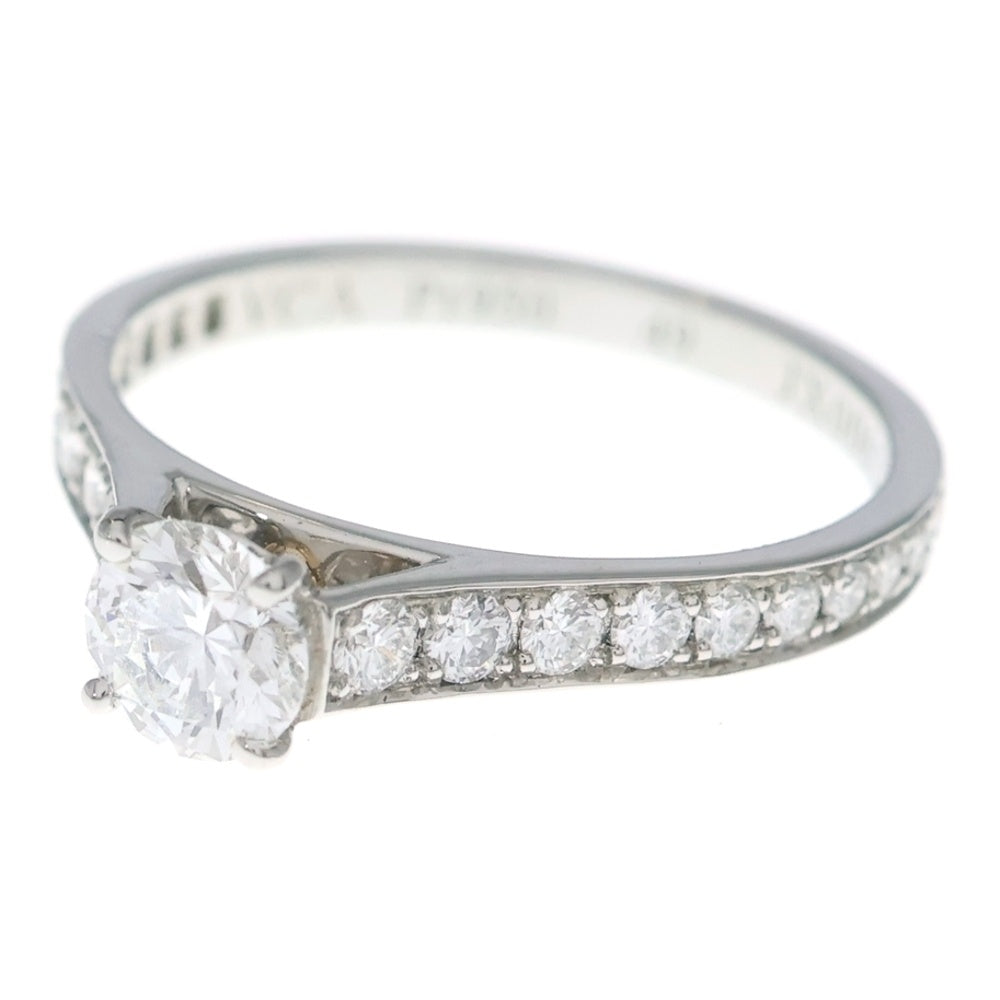 Van Cleef & Arpels(ヴァンクリーフアンドアーペル) ロマンス ソリティア ダイヤ リング 指輪 Pt950 プラチナ プラチナ VCARG41549 レディース