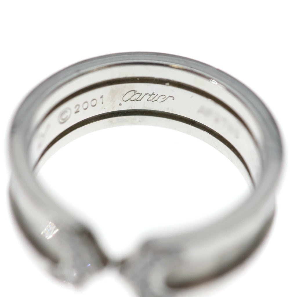 Cartier(カルティエ) C2 ダイヤ リング Au750 K18 ホワイトゴールド 指輪