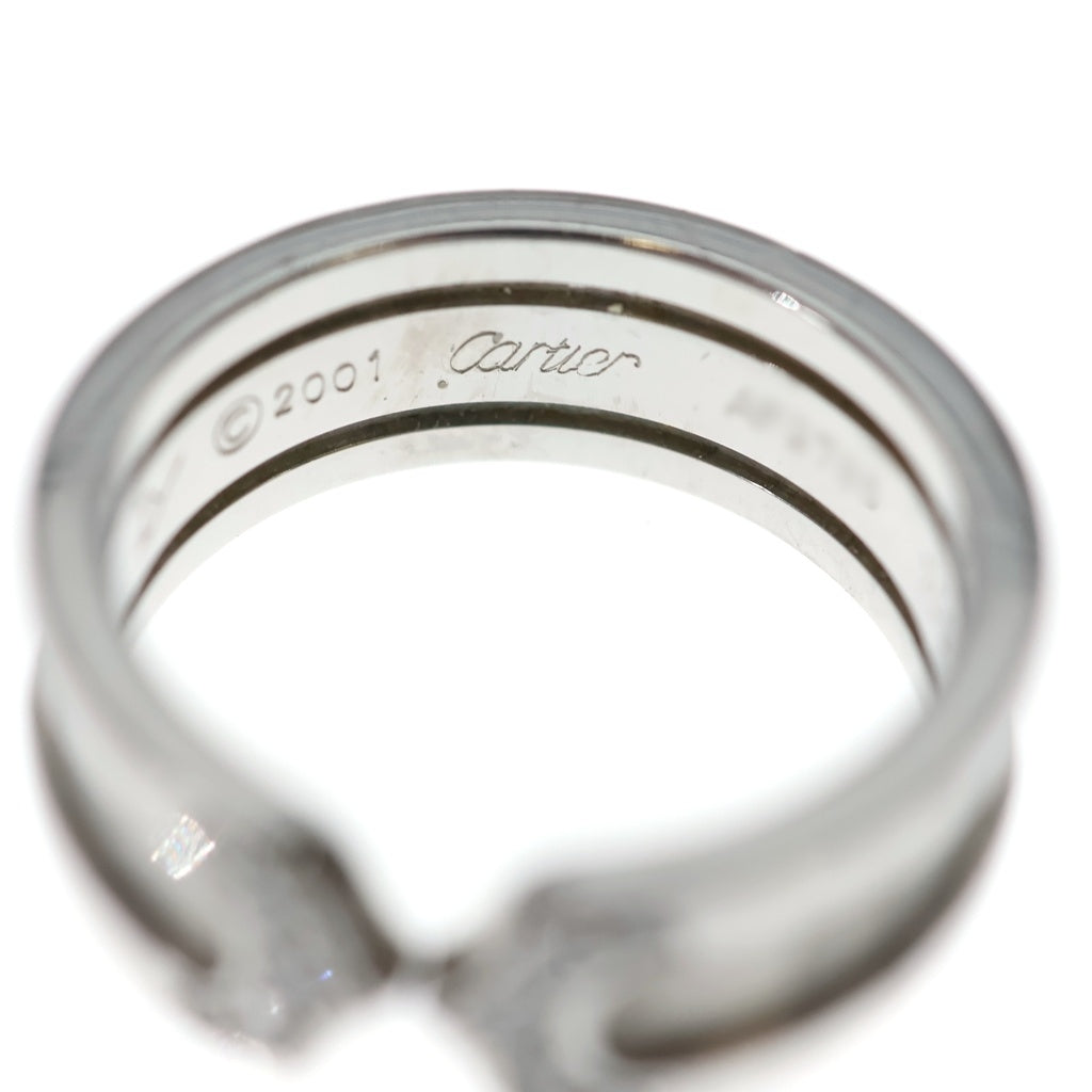 Cartier(カルティエ) C2 ダイヤ リング Au750 K18 ホワイトゴールド 指輪