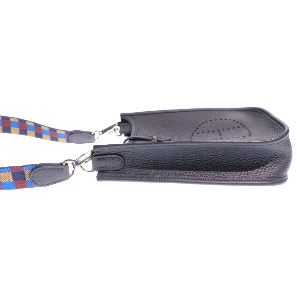 HERMES(エルメス) エヴリンTPM アマゾン ショルダーバッグ トリヨンクレマンス シルバー金具 ブラック B刻印 レディース