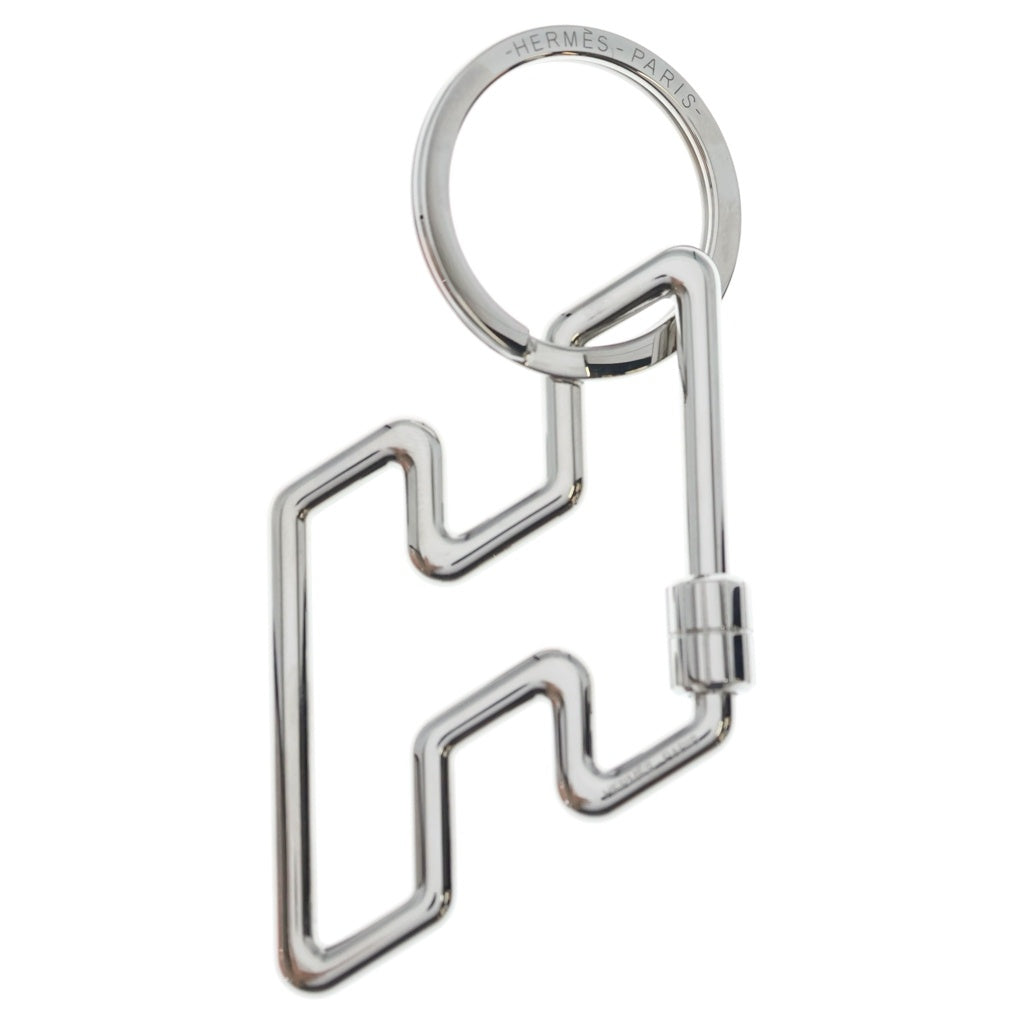 HERMES(エルメス) Hトゥスピード キーリング キーホルダー バッグチャーム シルバー レディース