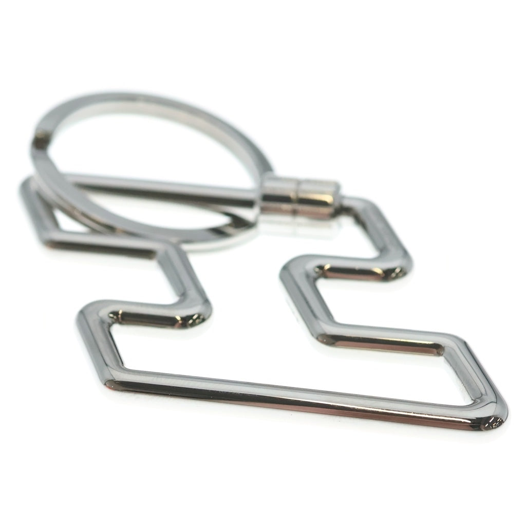 HERMES(エルメス) Hトゥスピード キーリング キーホルダー バッグチャーム シルバー レディース