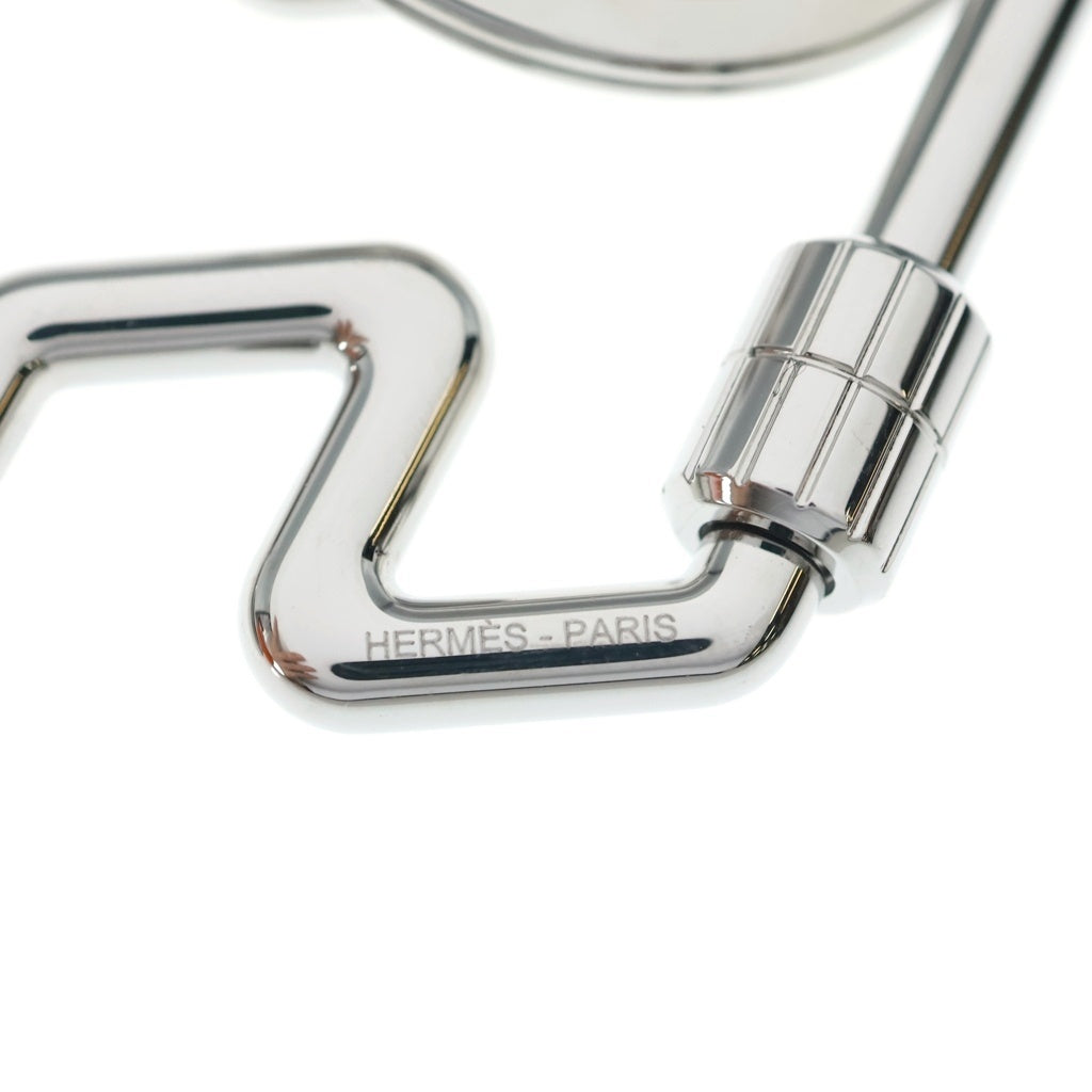 HERMES(エルメス) Hトゥスピード キーリング キーホルダー バッグチャーム シルバー レディース
