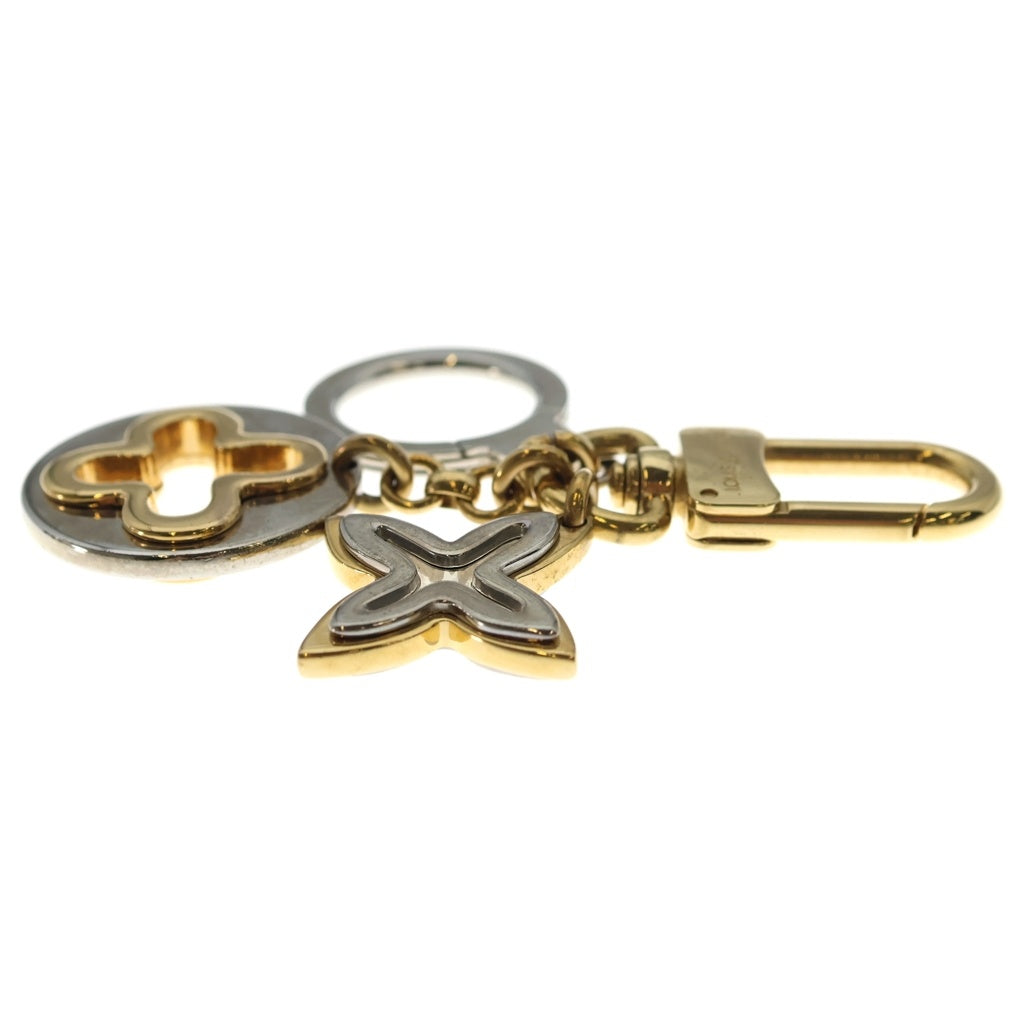 LOUIS VUITTON(ルイヴィトン) ポルトクレア アンソレンス メタリック キーホルダー シルバー/ゴールド M66133 レディース